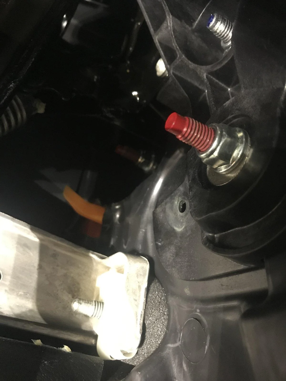 Jeep Gladiator Found a grommet on the driver side firewall (manual) to run wires 29DC0567-92B3-4886-9B91-0D34D55F4D93