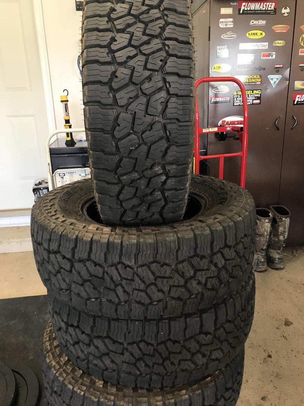 Jeep Gladiator 5 Falken AT tires only 8460941A-A0B5-4B54-B3FB-F50F68974F35