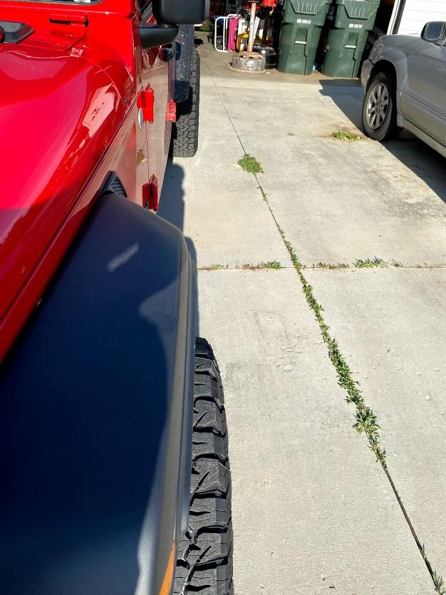 Jeep Gladiator Max wheel offset IMG_0517