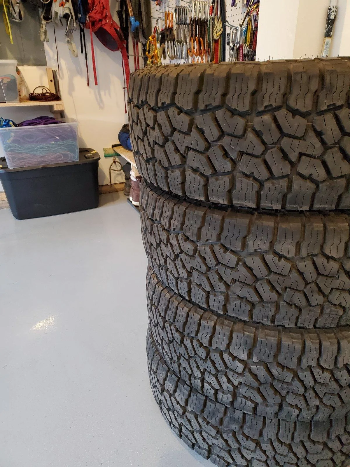 Jeep Gladiator FOR SALE: Rubicon Stock 33" Falken Wildpeak AT's - Tires Only ($700) 20200509_174430