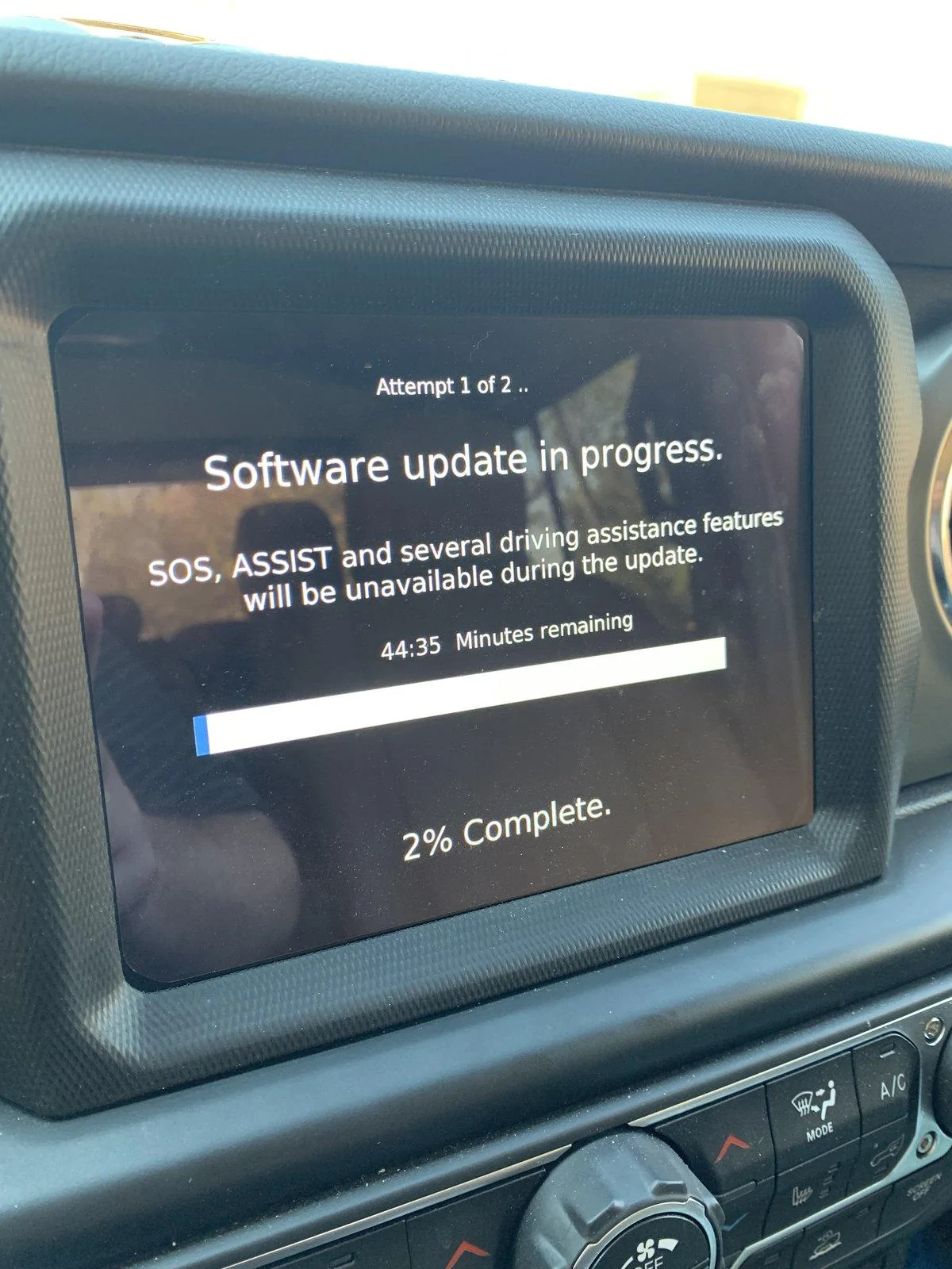 Jeep Gladiator Uconnect update issues and carplay 2A28A495-0433-41E6-8F39-EA8F775F62AF