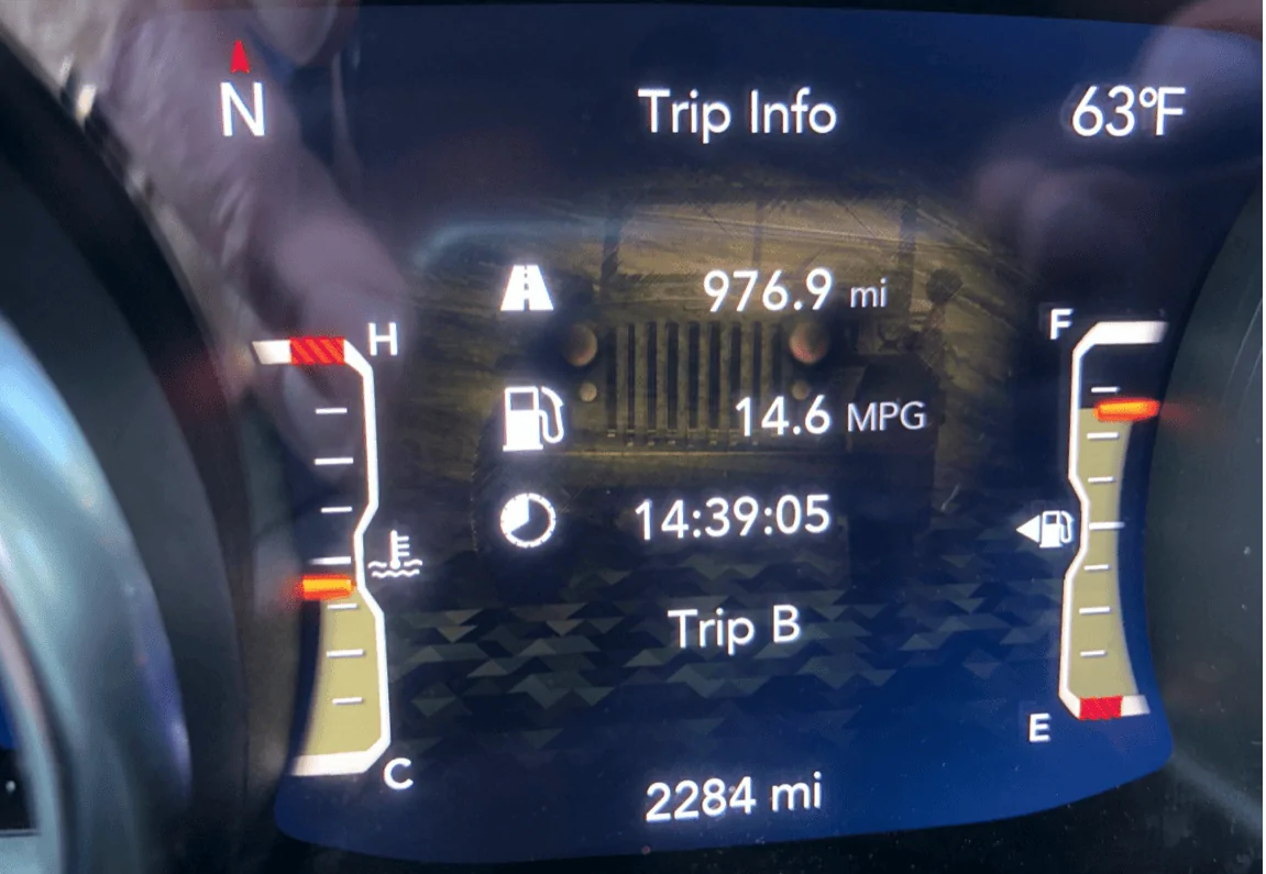 Jeep Gladiator Anyone noted the MPG difference between stock tires/wheels combo and 35" and 37" combo? Screen Shot 2020-05-17 at 12.45.26 PM