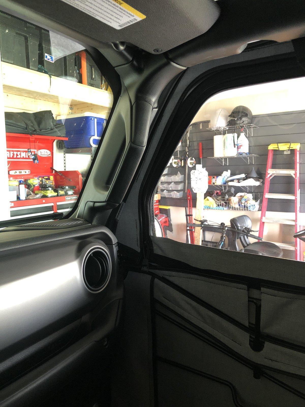 Jeep Gladiator Bestop 2-Piece Full Fabric Doors, Front JL SKU: 5175017 image