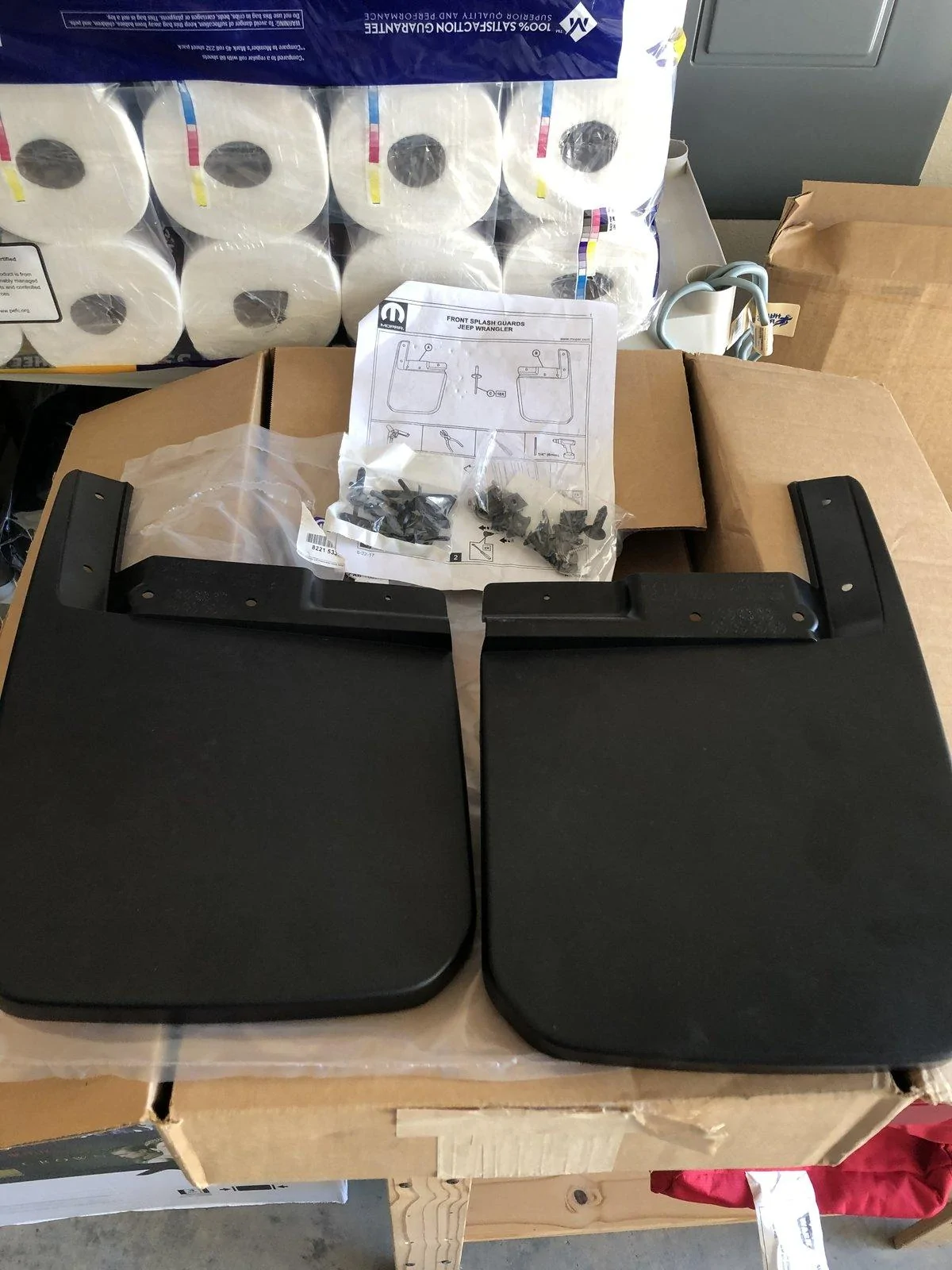 Jeep Gladiator Jeep/Mopar OEM Front Mudflaps 7998DD9F-8023-49A5-BAB4-45F43F416C91