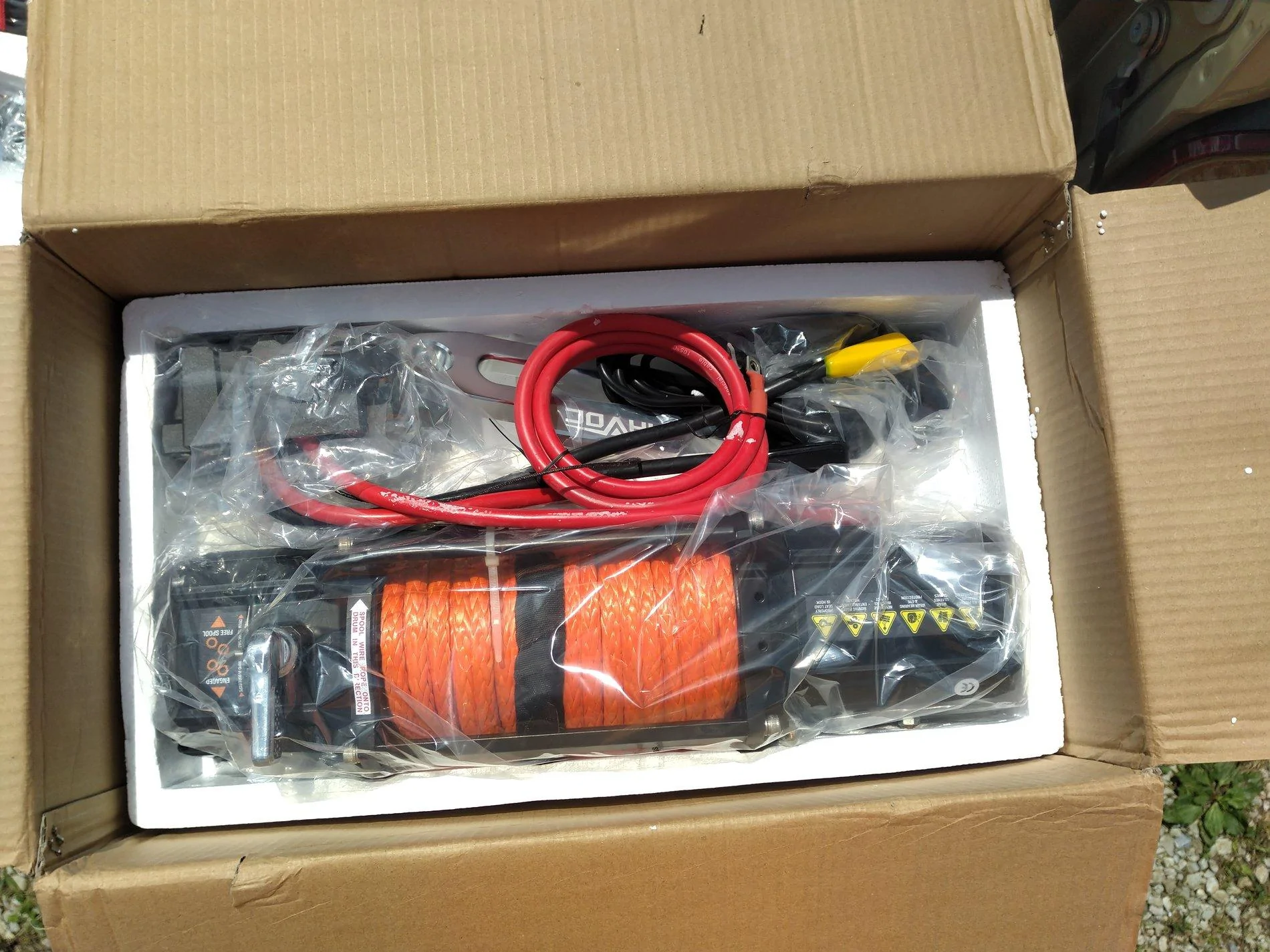 Jeep Gladiator Havoc Winch in boxing and follow up install later. 15898296936933472914680757520364