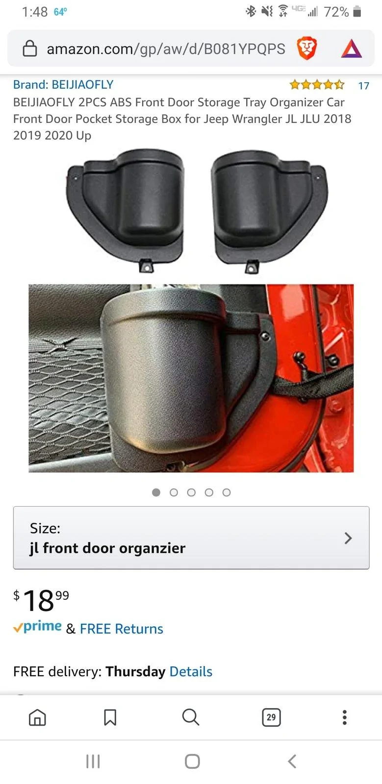 Jeep Gladiator Storage Optimization Screenshot_20200519-134826_Brav