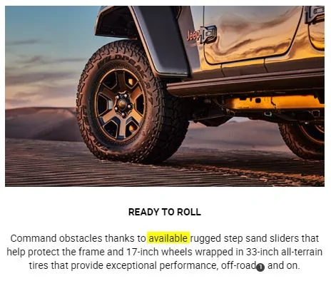 Jeep Gladiator Rock Rails Thread 2020-05-21 14_29_35-2020 Jeep® Gladiator Mojave - Desert Rated Midsize Truck