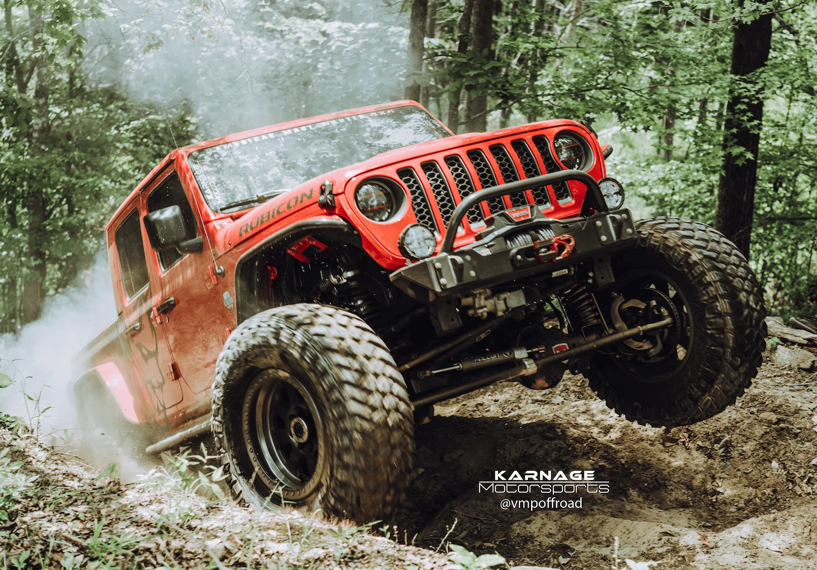 Jeep Gladiator Lucifer, Demon V8 Swapped Red Rubicon Gladiator Screen Shot 2020-05-21 at 5.04.31 PM