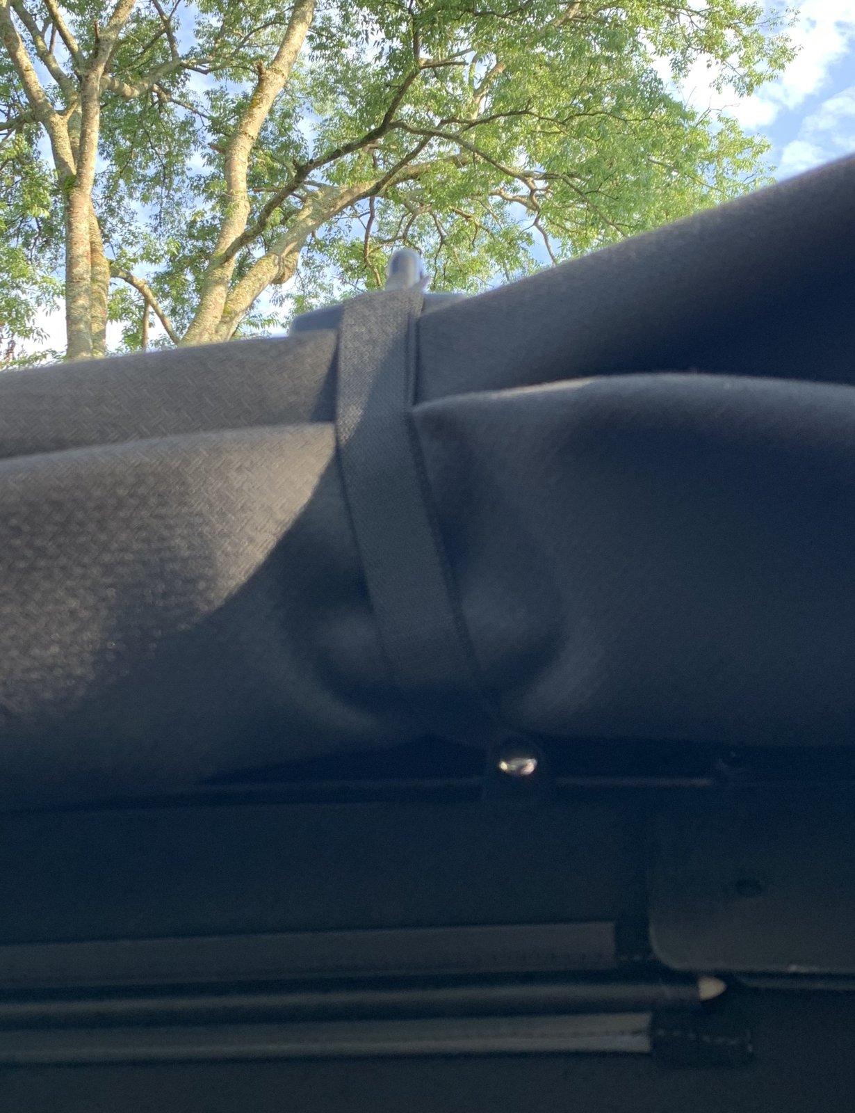 Jeep Gladiator soft top question / issue - bungee strap 8141B902-EC3D-461F-A88D-52D0BA4E1333