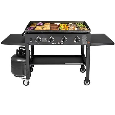Jeep Gladiator Anyone own a griddle? Blackstone+Griddle+Cooking+Station+4-Burner+Flat+Top+Propane+Gas+Grill+with+Side+Shelves