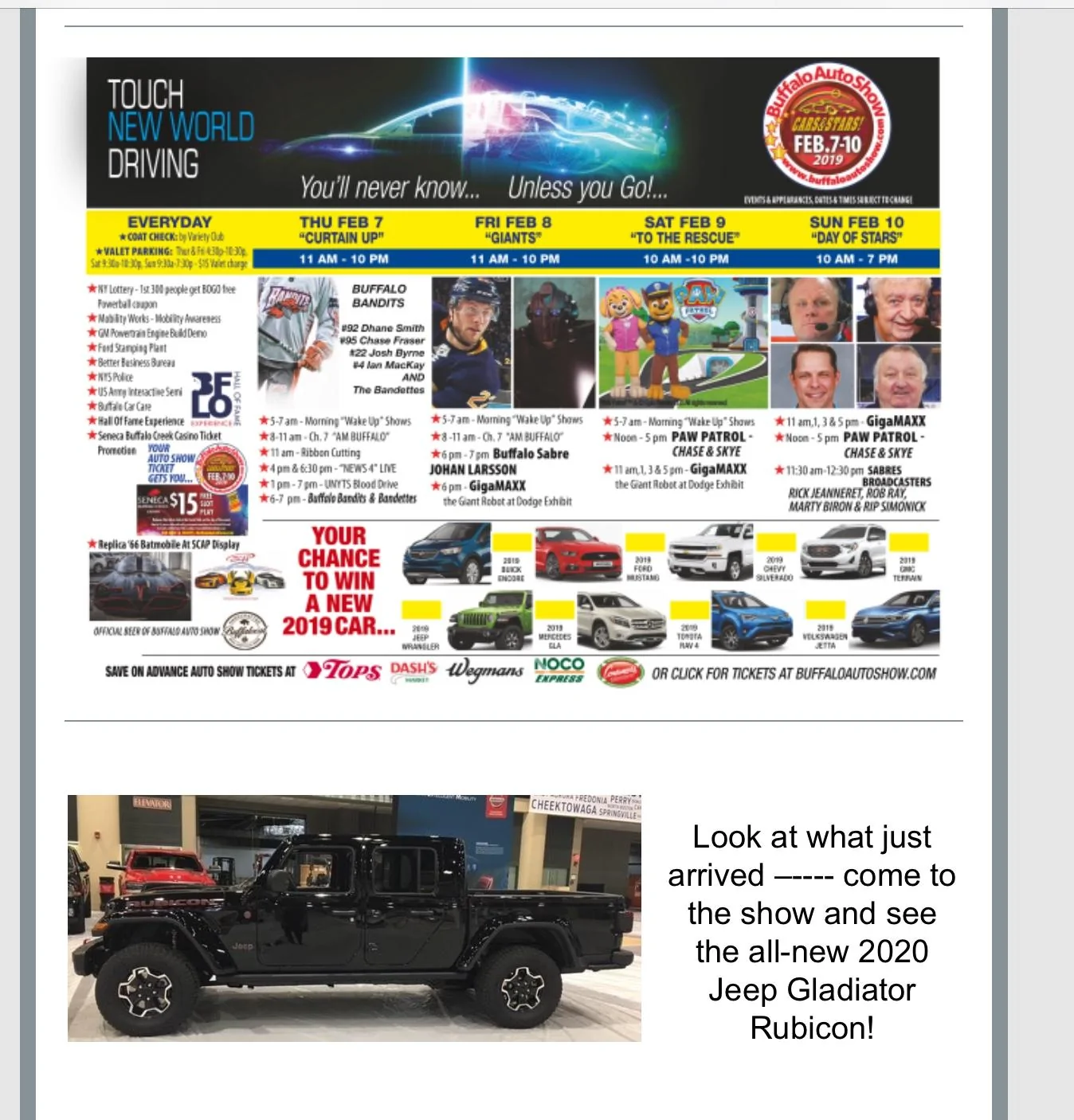 Jeep Gladiator Buffalo Auto Show (Gladiator) B8E89340-1A80-4B56-9372-4B3F021BE5D3