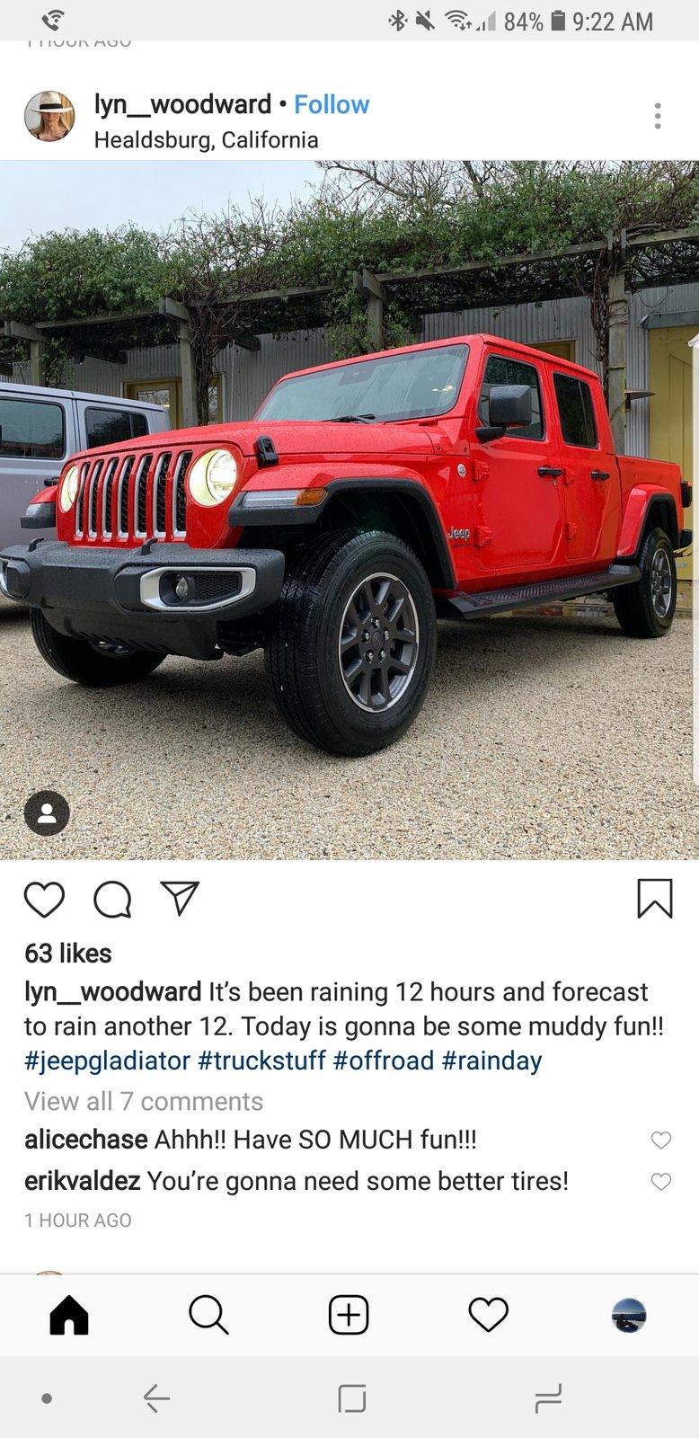 Jeep Gladiator JT Gladiator Media First Drive Event Happening Now Screenshot_20190213-092226_Instagram