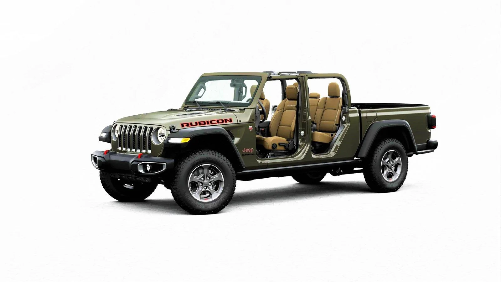 Jeep Gladiator First look at Saddle interior in a Rubicon gator2-jpg