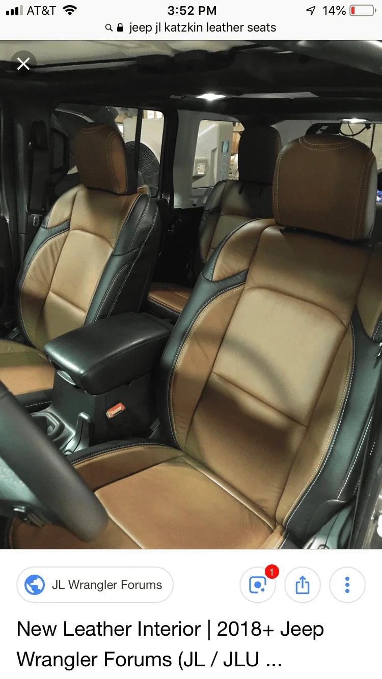 Jeep Gladiator Anybody seen this Katzskin leather kit? 4D43C59C-F5F8-42D8-866A-7AB1F4035FEA