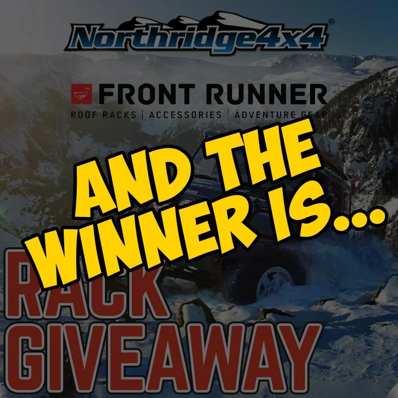 Jeep Gladiator Win a Front Runner roof rack for your JL or JT from Northridge4x4! FrontRunnerWinnerFB