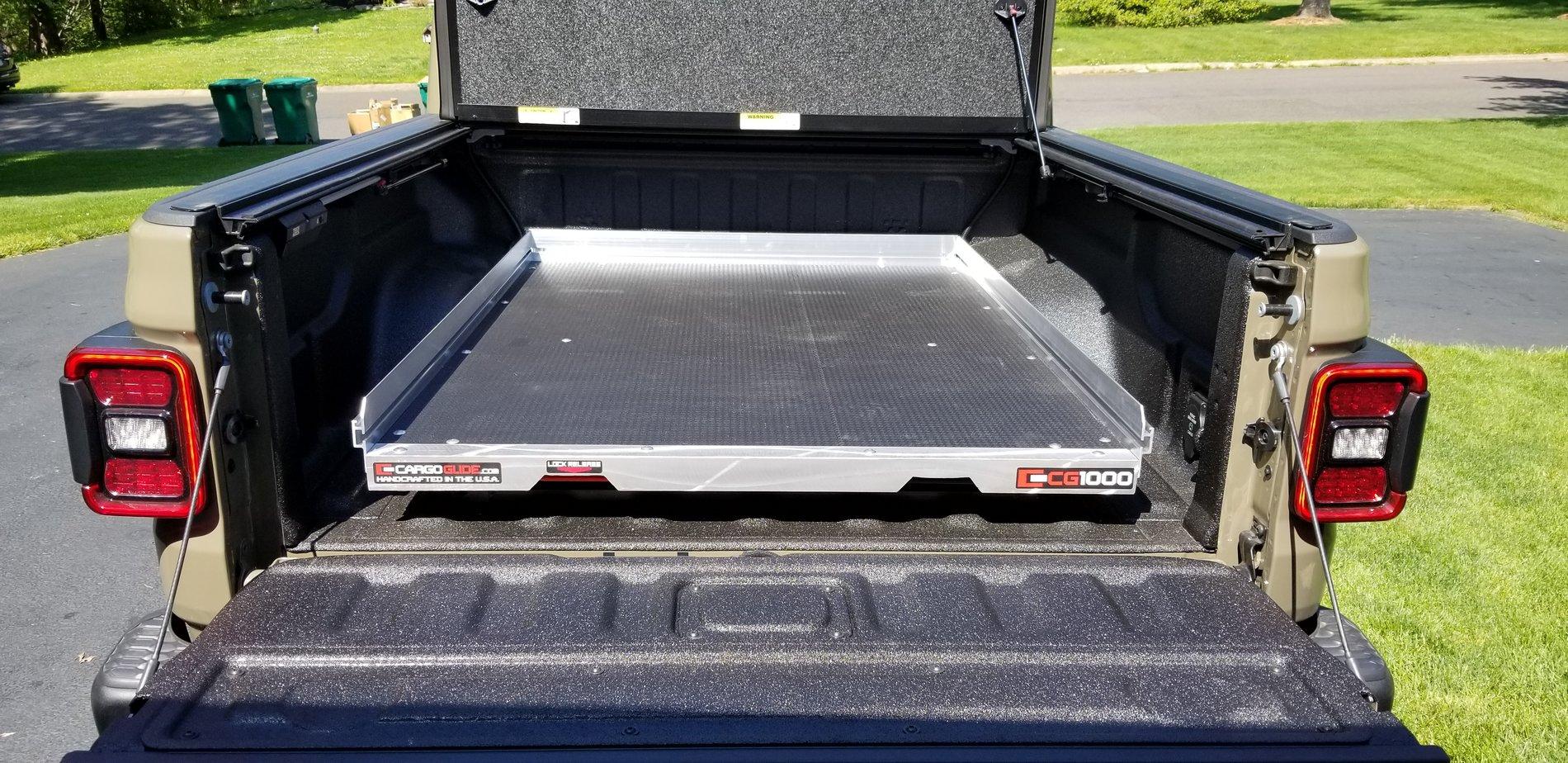 Jeep Gladiator CargoGlide Install (CG1000-5842) 1
