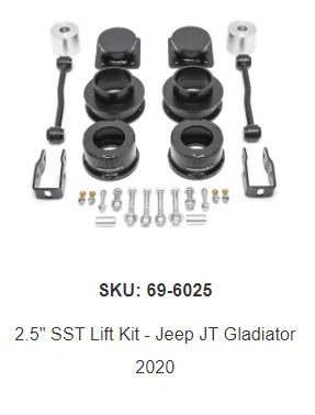Jeep Gladiator Ready Lift 2.5" SST Kit ReadyLift