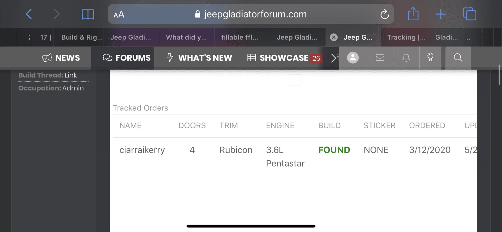 Jeep Gladiator Gladiator Window Sticker and Build Sheet Order Tracking 4DC620D3-83EF-4C8F-8479-1BE9D076E6EF