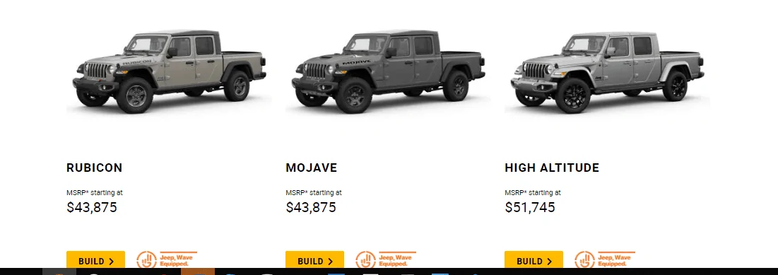 Jeep Gladiator 2021 Gladiator High Altitude Thoughts? JTHA