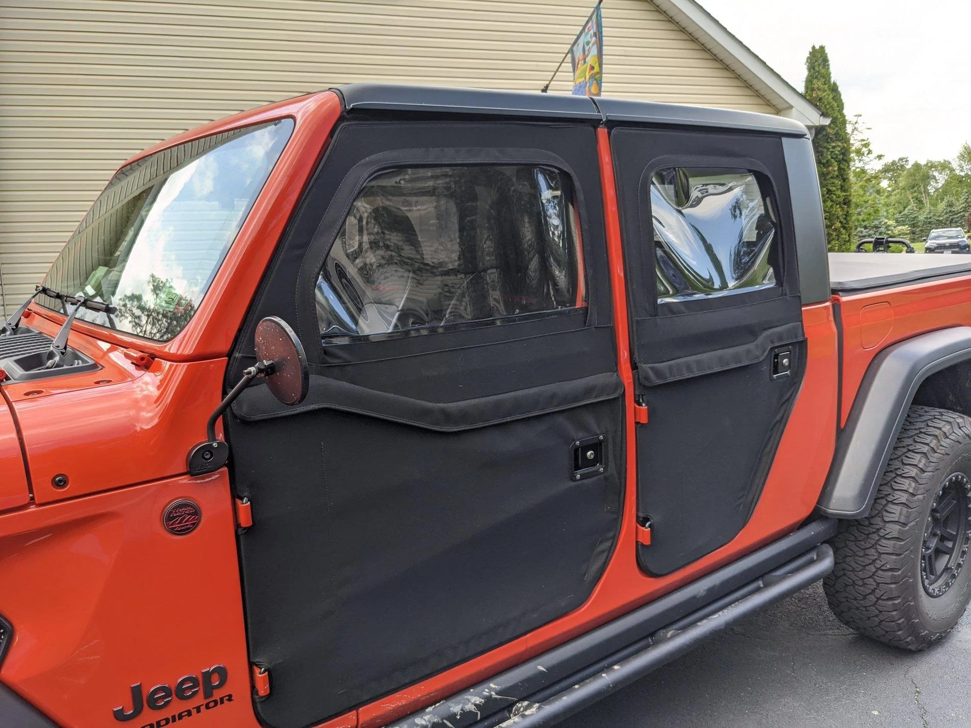 Jeep Gladiator Bestop 2-Piece Full Fabric Doors, Front JL SKU: 5175017 IMG_20200529_151707