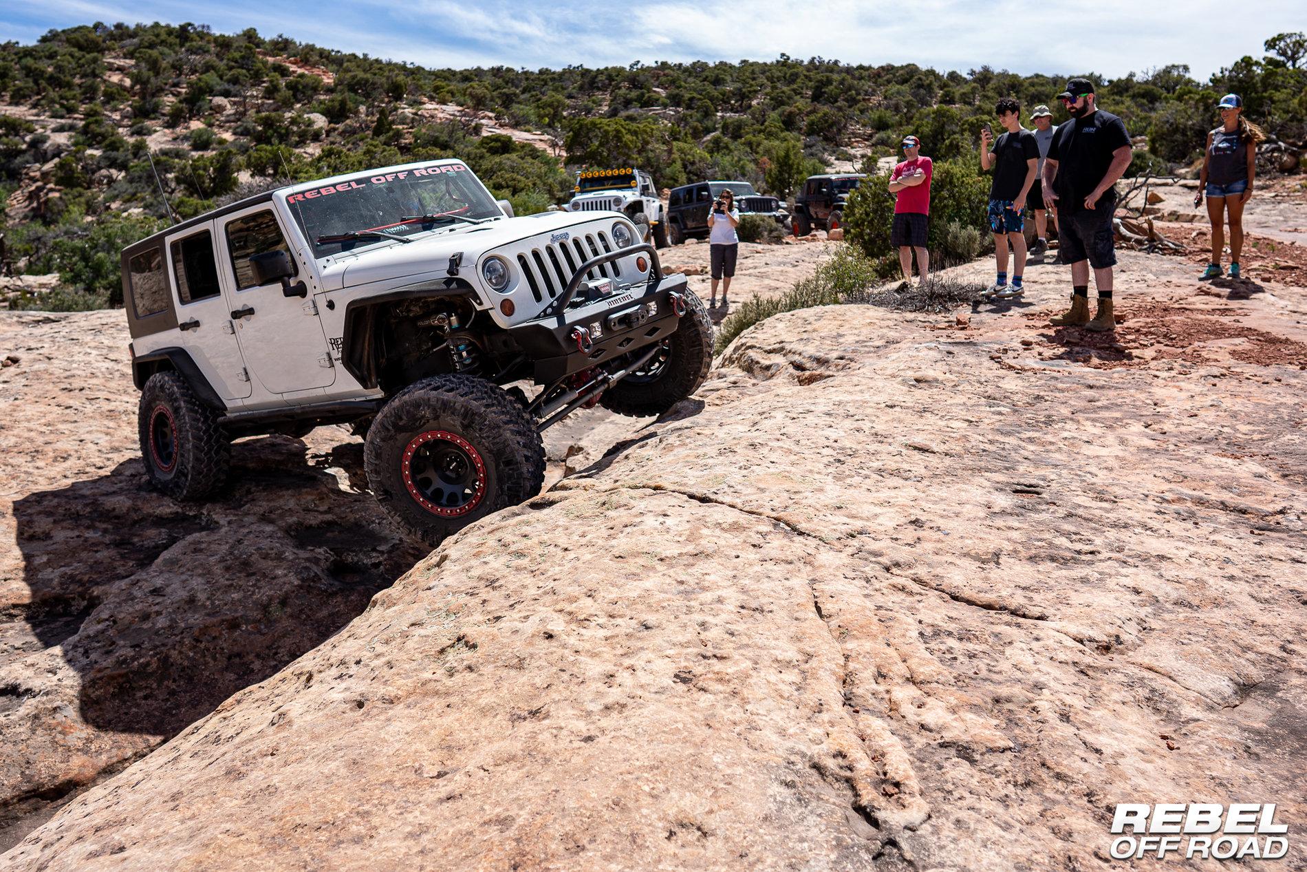 Jeep Gladiator Trail Run on Top of The World - Moab Vacation RebelOffRoad-04220