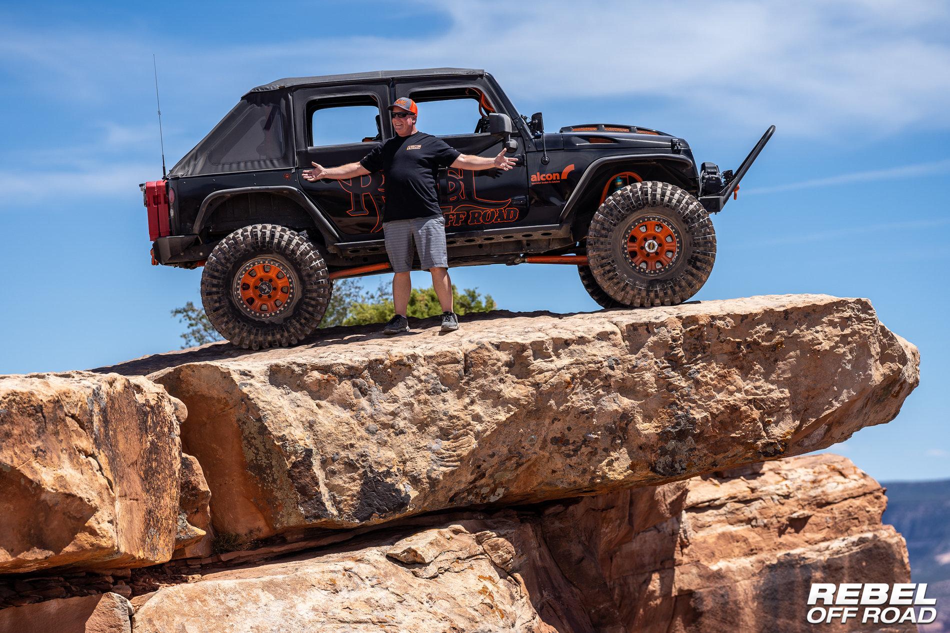Jeep Gladiator Trail Run on Top of The World - Moab Vacation RebelOffRoad-04141
