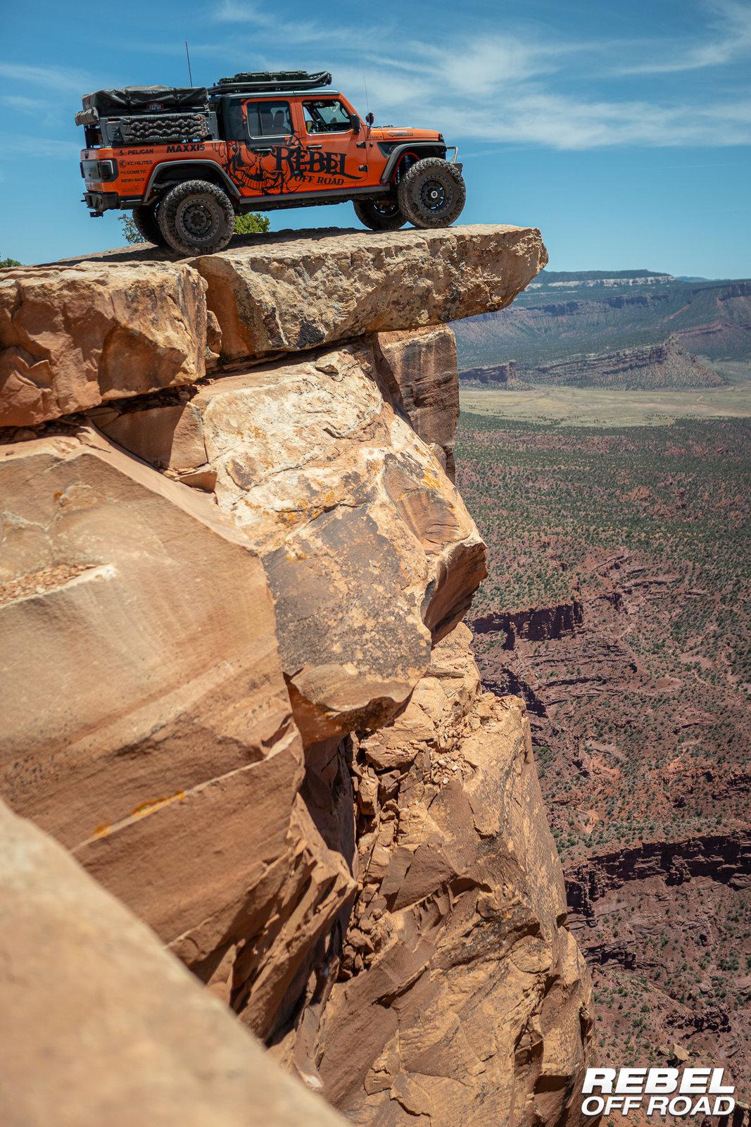 Jeep Gladiator Trail Run on Top of The World - Moab Vacation RebelOffRoad-04072