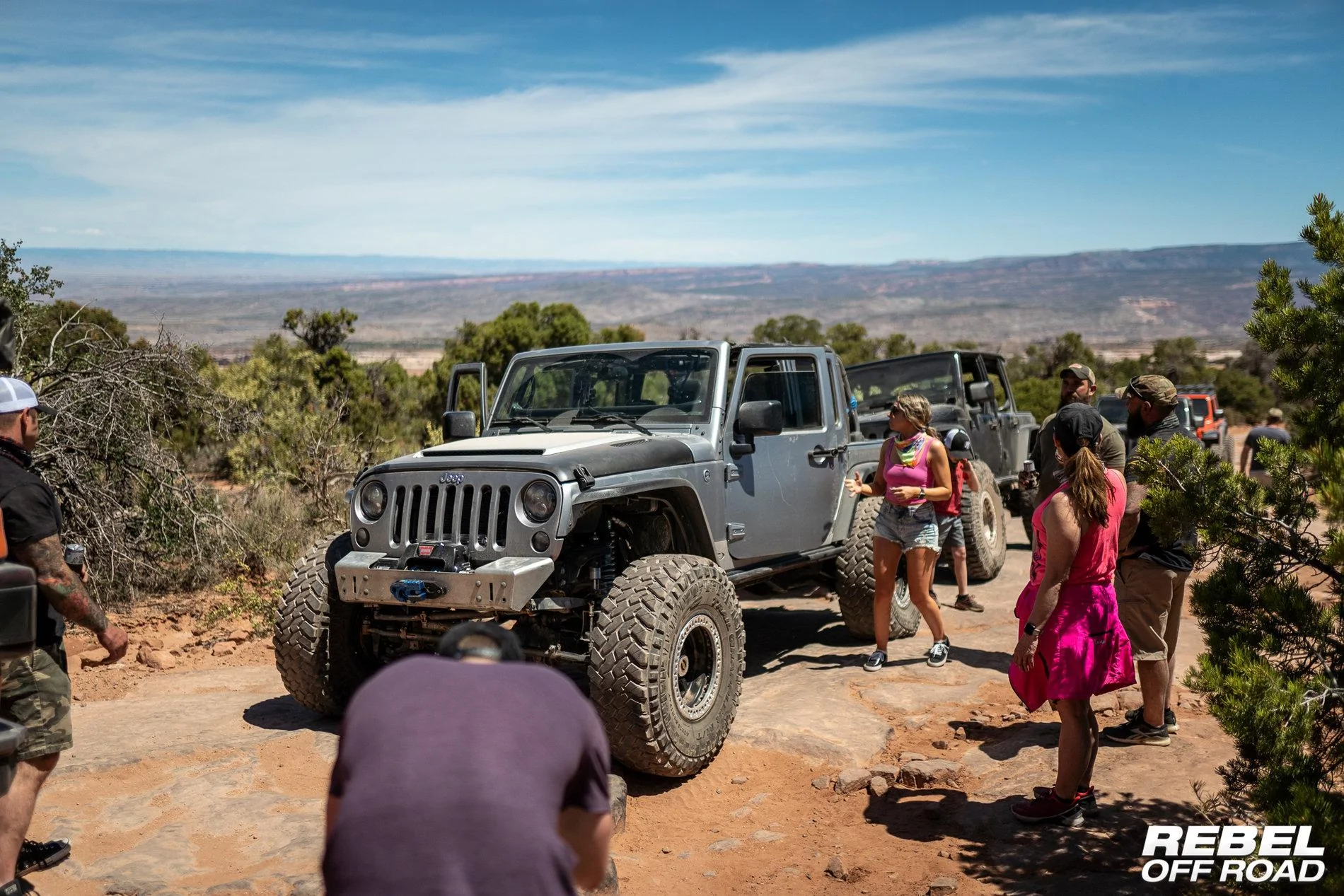 Jeep Gladiator Trail Run on Top of The World - Moab Vacation RebelOffRoad-04046