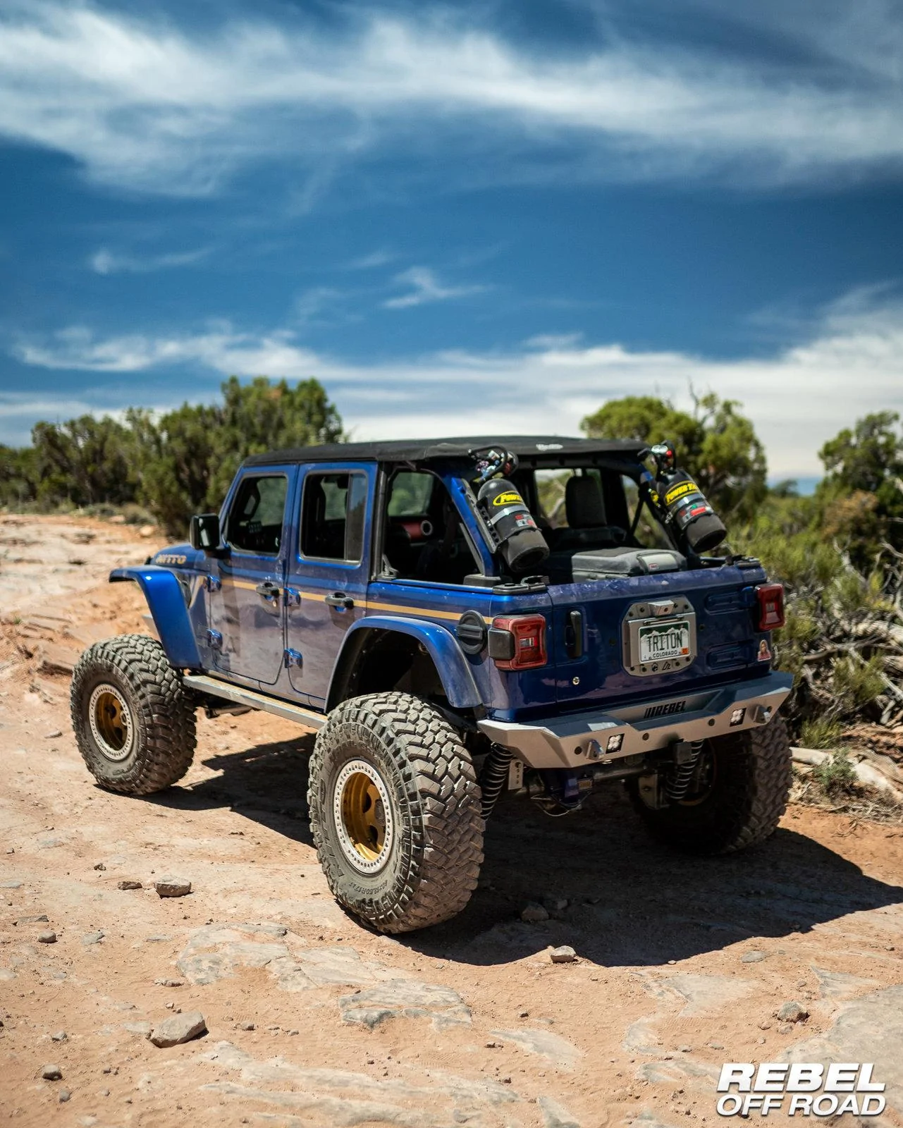 Jeep Gladiator Trail Run on Top of The World - Moab Vacation RebelOffRoad-04038