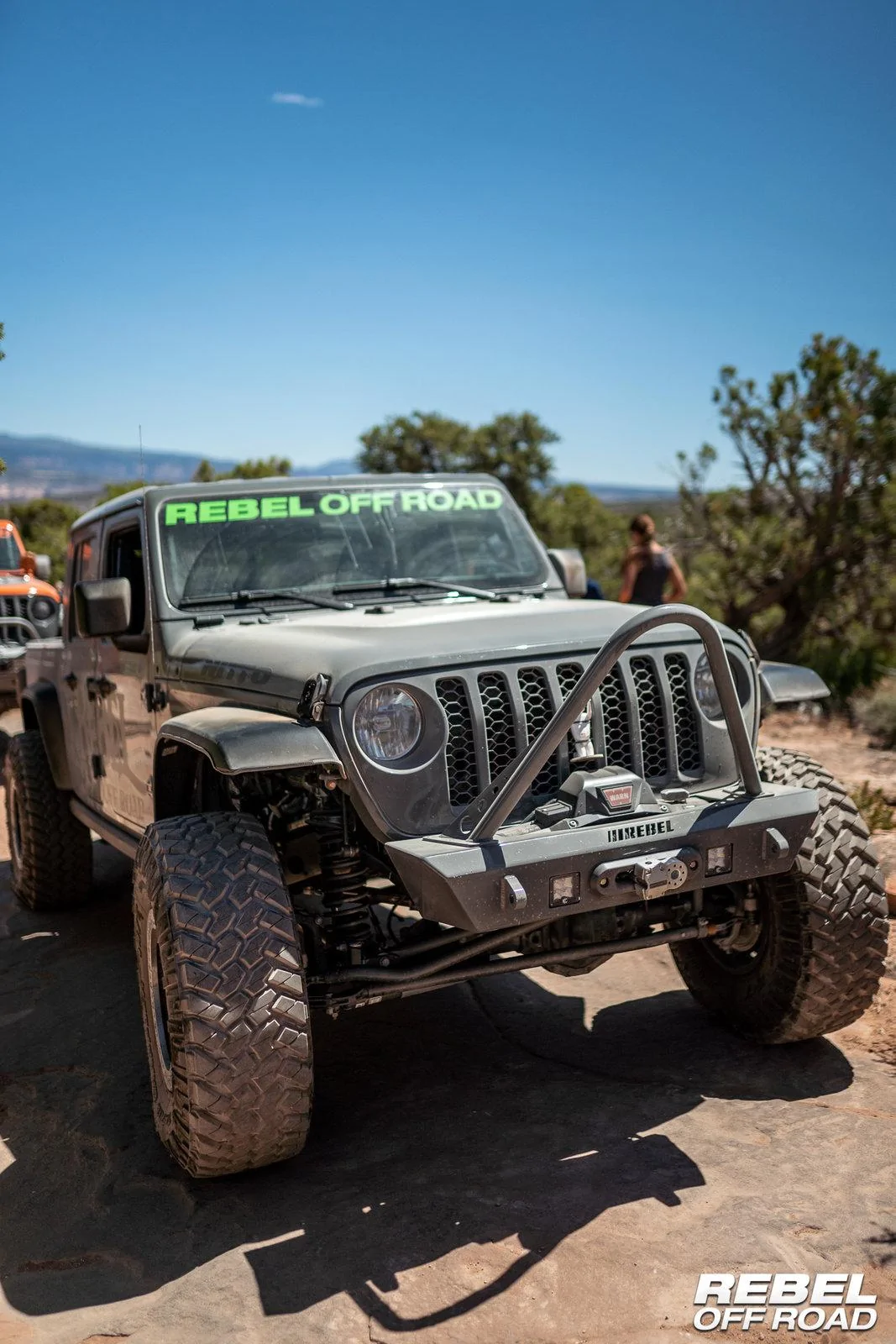 Jeep Gladiator Trail Run on Top of The World - Moab Vacation RebelOffRoad-04030