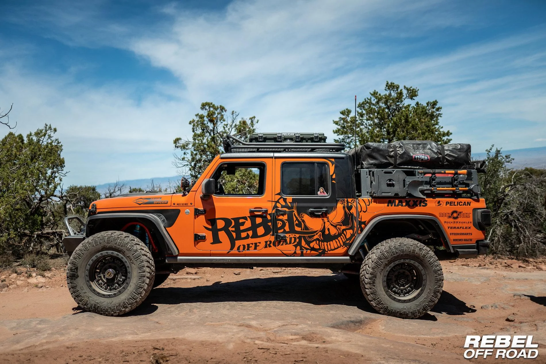 Jeep Gladiator Trail Run on Top of The World - Moab Vacation RebelOffRoad-04028