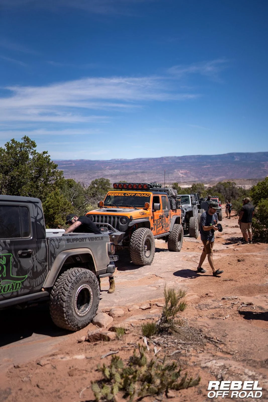 Jeep Gladiator Trail Run on Top of The World - Moab Vacation RebelOffRoad-04012