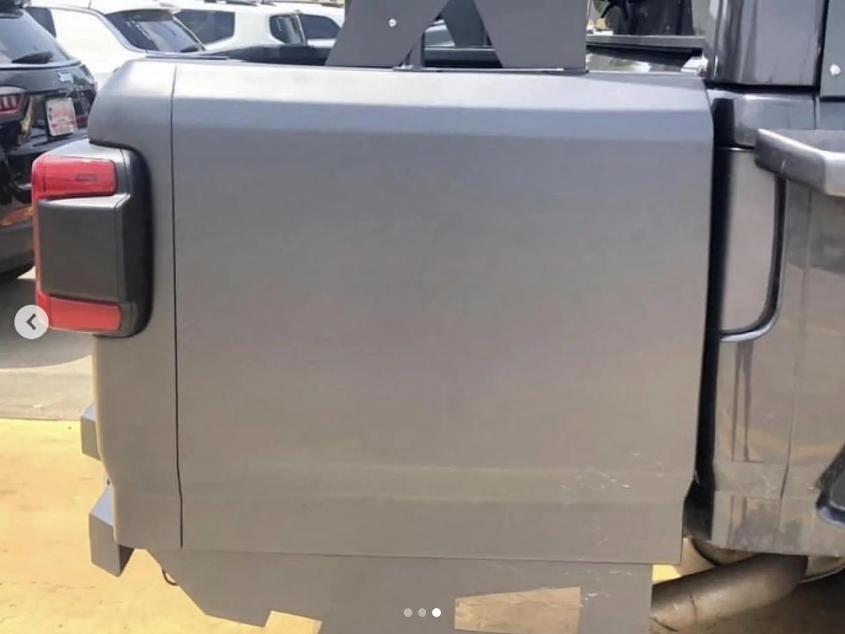 Jeep Gladiator Because the regular frowny-clown grills aren't bad enough, there's this abomination IMG_0241