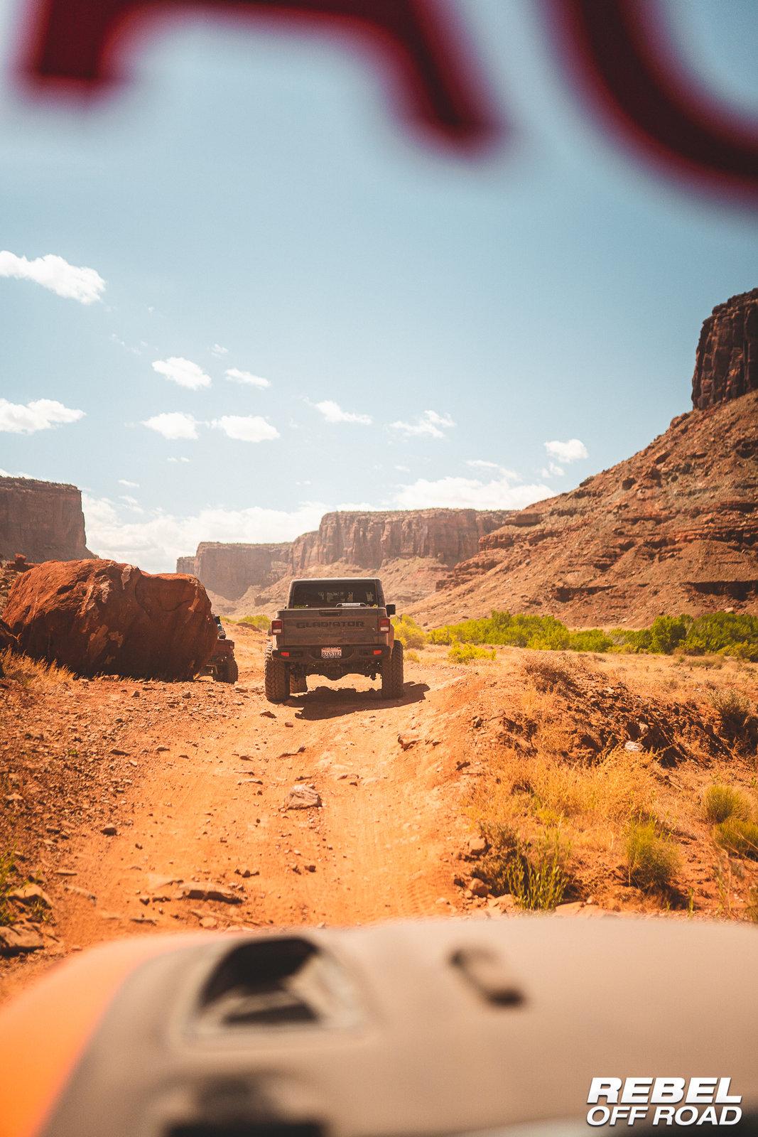 Jeep Gladiator Trail Run on Kane Creek - Moab Vacation RebelOffRoad-04292