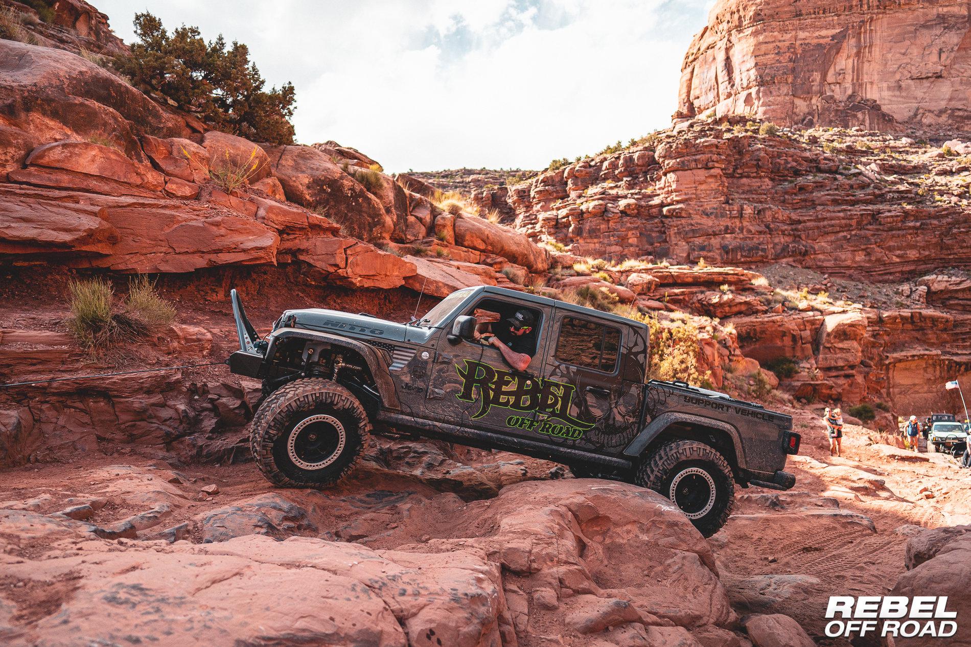 Jeep Gladiator Trail Run on Kane Creek - Moab Vacation RebelOffRoad-04504