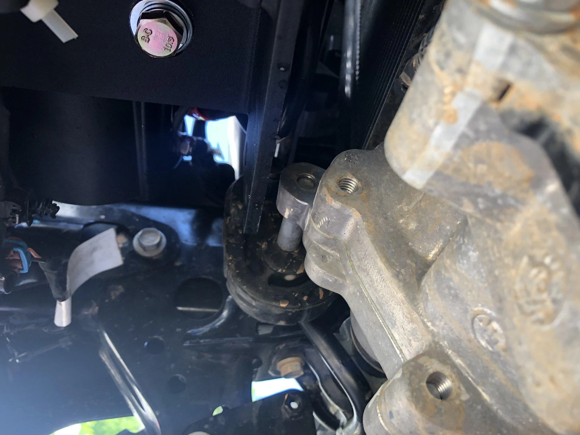 Jeep Gladiator Having trouble with RuggedRidge HD Bumper install on Rubicon...  anyone experience this?? IMG_3556