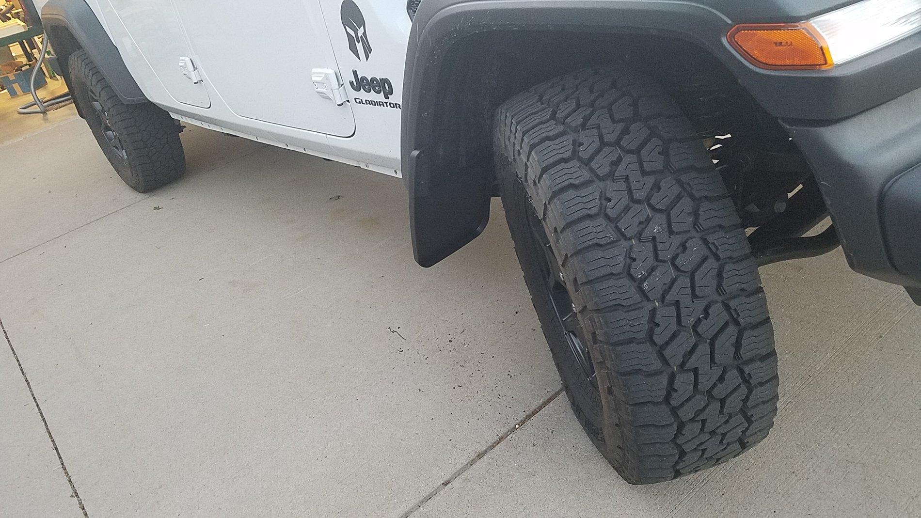 Jeep Gladiator Teccom Mud Flaps Install 20200603_203010