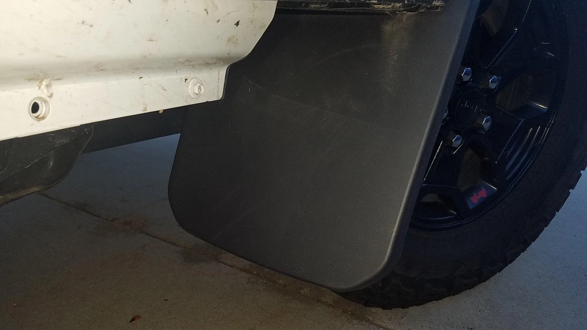 Jeep Gladiator Teccom Mud Flaps Install 20200603_203520