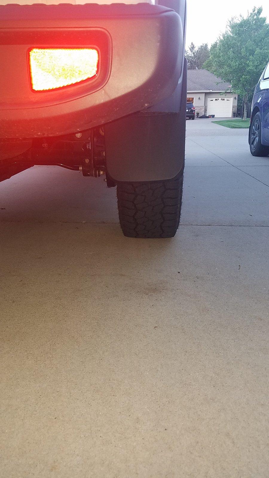Jeep Gladiator Teccom Mud Flaps Install 20200603_203843