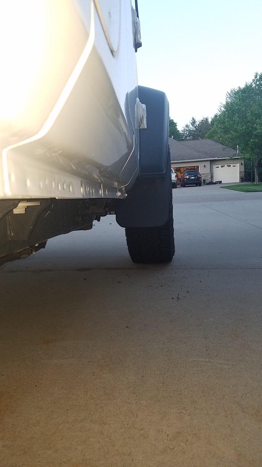 Jeep Gladiator Teccom Mud Flaps Install 20200603_203857