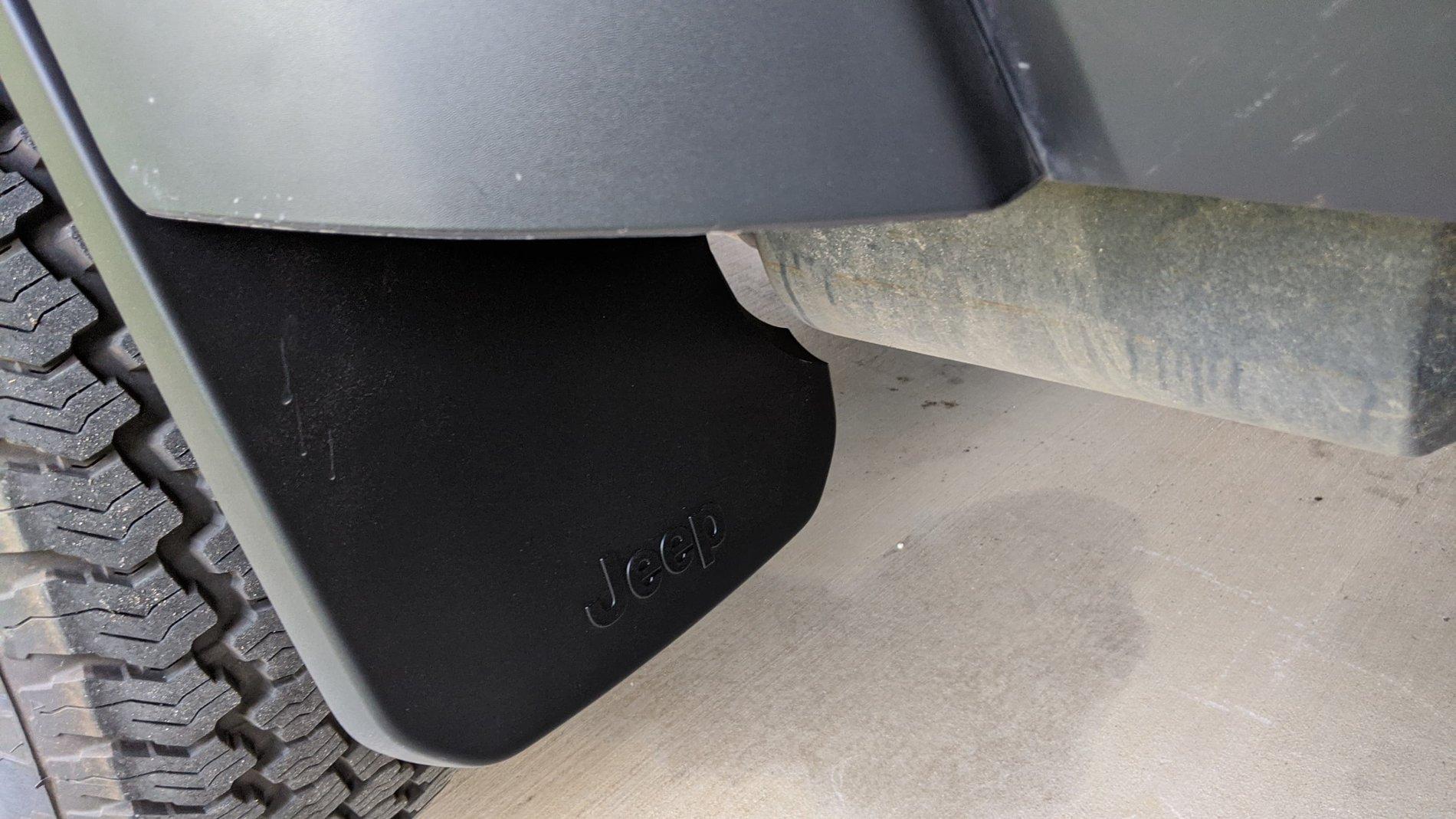 Jeep Gladiator Installed Mopar Splash Guards-Sport S Max Tow 101369288_3281032245263940_7357327596388841783_n