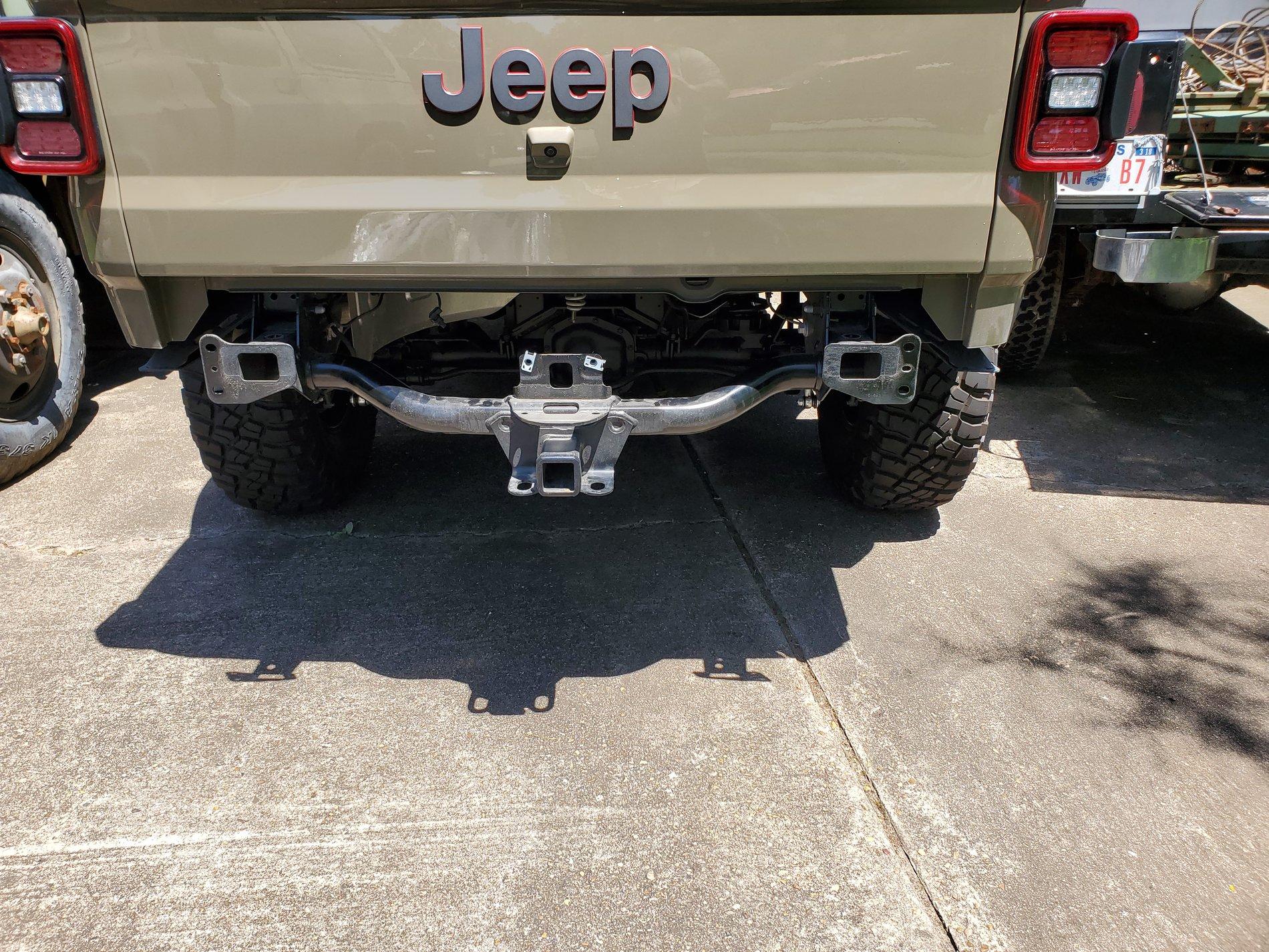 Jeep Gladiator Dual Swing Rear Bumper with tire carrier 20200501_121023