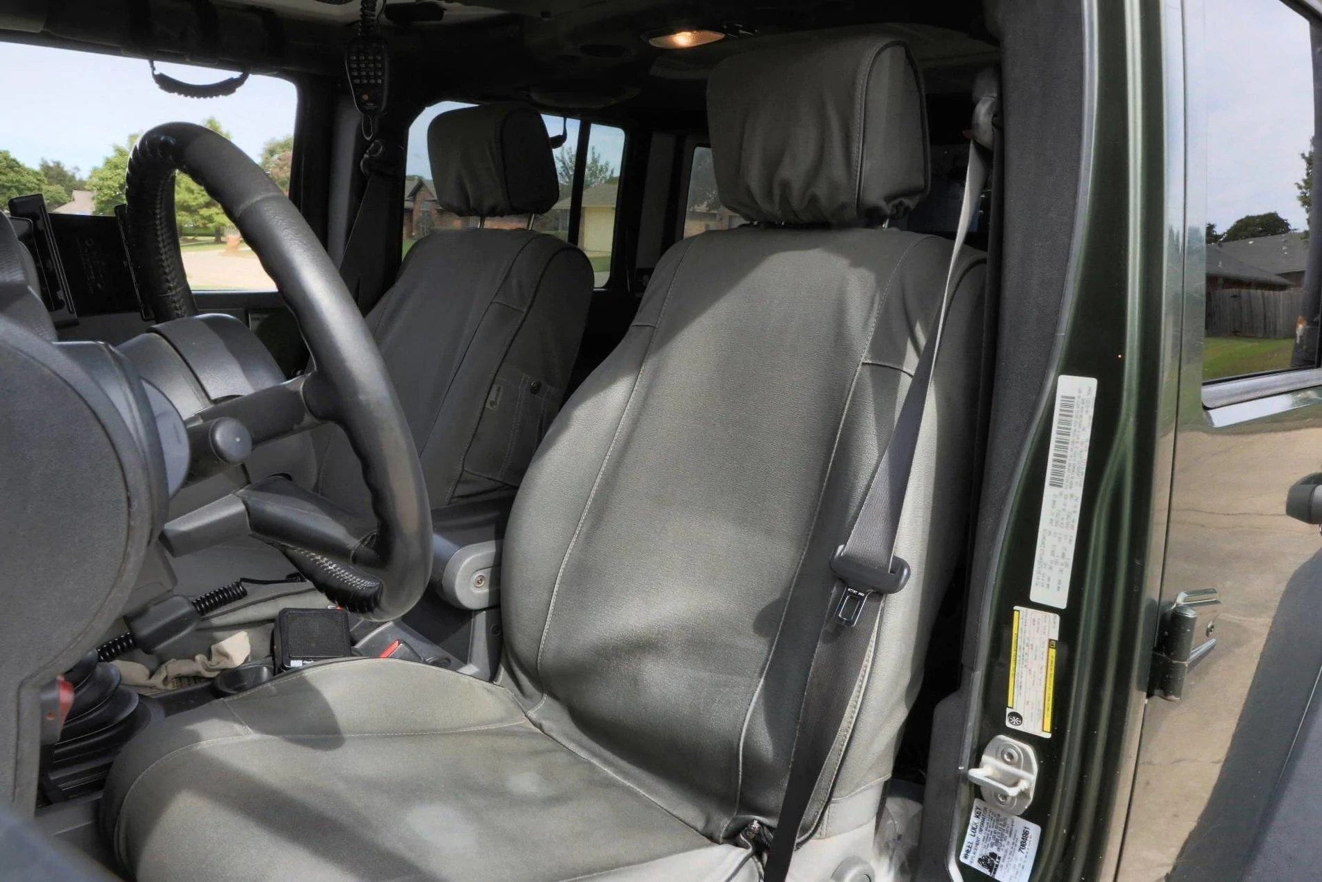 Jeep Gladiator Are seat covers worth it? TransAmerica Trail, Aug-Sep 18, Post-trip, 5_7339, Seat Covers