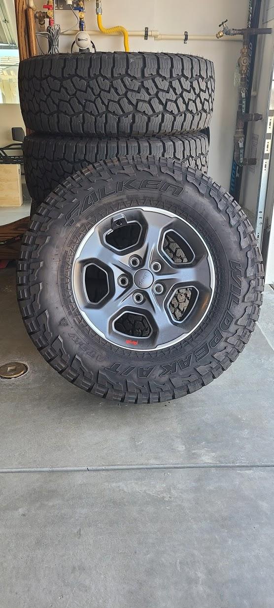 Jeep Gladiator Rubicon Takeoffs - Wheels, Tires (Wildpeak A/T) 33", TPMS, Lug Nuts & Spare, Suspension - Simi Valley 20200603_123511