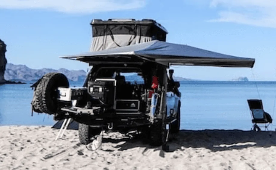 Jeep Gladiator Rhino Rack Batwing vs Alu-Cab 270 Shadow Awning 1591589908673