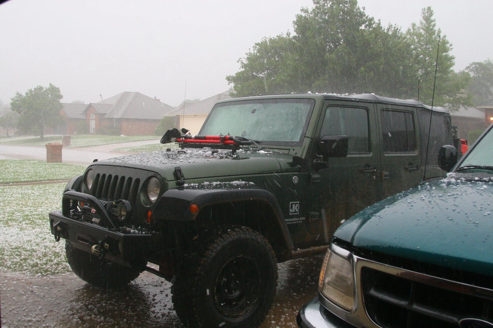 Jeep Gladiator Hard Top or Soft Hail Storm, May 10, 0004, J