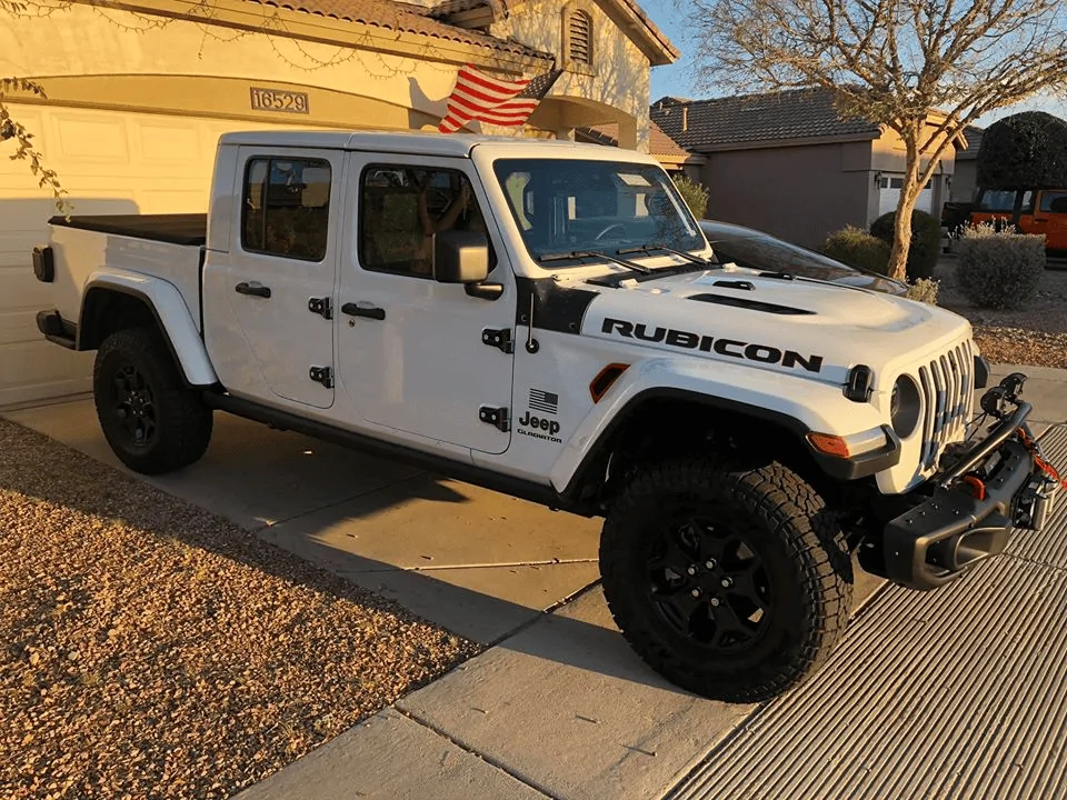 Jeep Gladiator White Jeep Gladiator Rubicon Launch Edition (Some Upgrades) 1591643881704