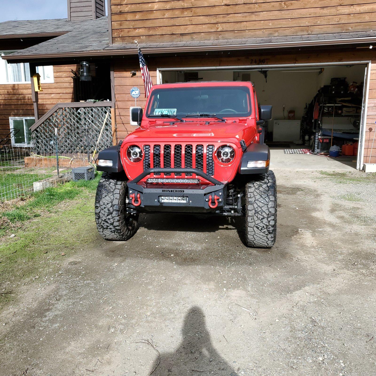 Jeep Gladiator Suggestions on front bumpers that also allow for winch mounting 20200523_093955