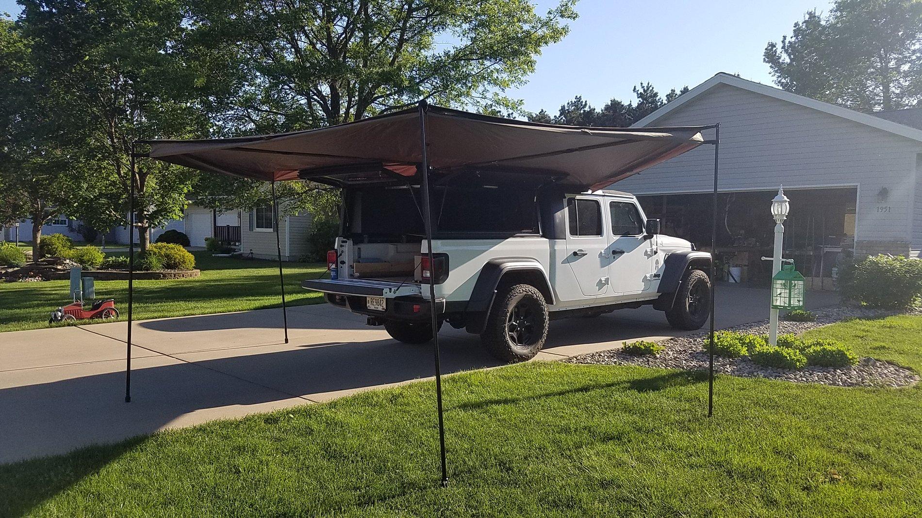 Jeep Gladiator Rhino Rack Batwing 270 Passenger Awning, will ship $597 shipped 20200608_181235