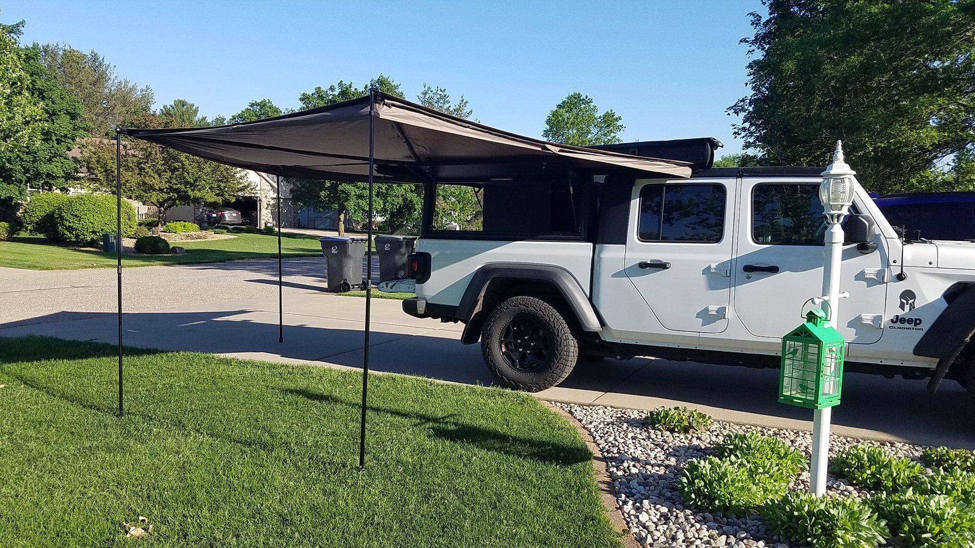 Jeep Gladiator Rhino Rack Batwing 270 Passenger Awning, will ship $597 shipped 20200608_181246